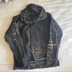 Hoodie with city lights design